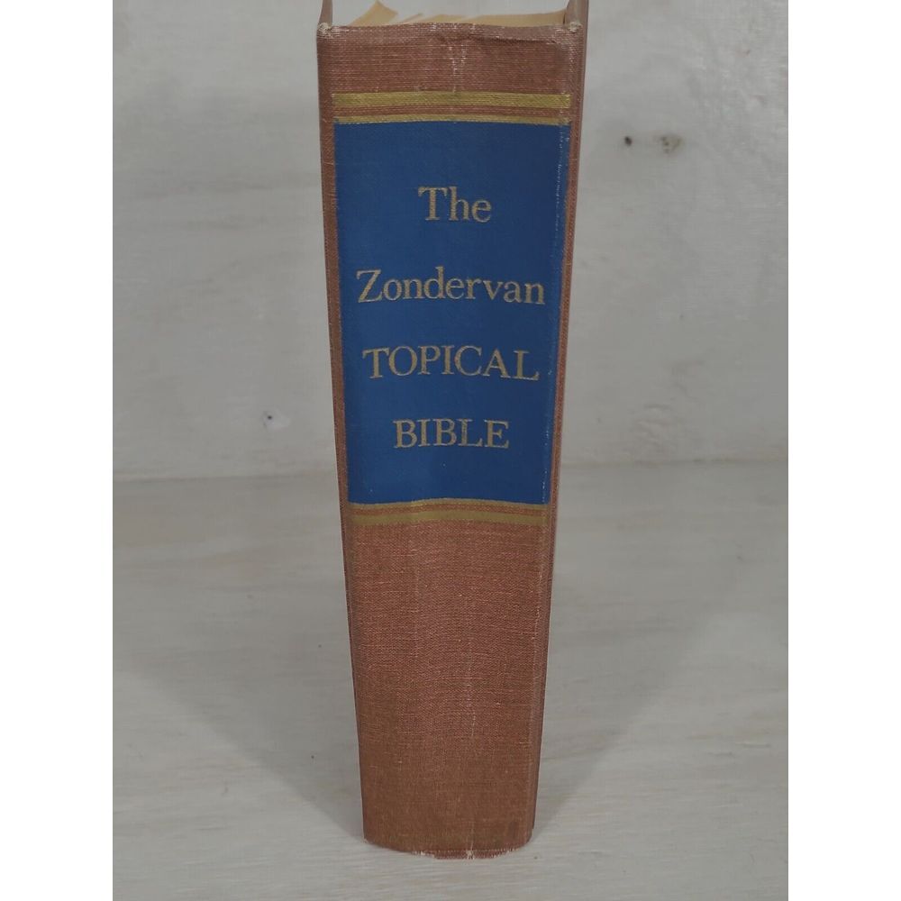 The Zondervan Topical Bible Eighth‎ Printing 1976 Hard Cover